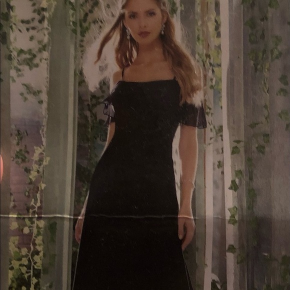 Morilee Black Bridesmaid Dress Size 6 - Picture 1 of 2